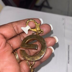Elco  vintage Chic Gold Keychain Holder